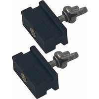 Tope de keder doblado 2 piezas para evitar que el keder resbale en el carril de 7,2 mm
