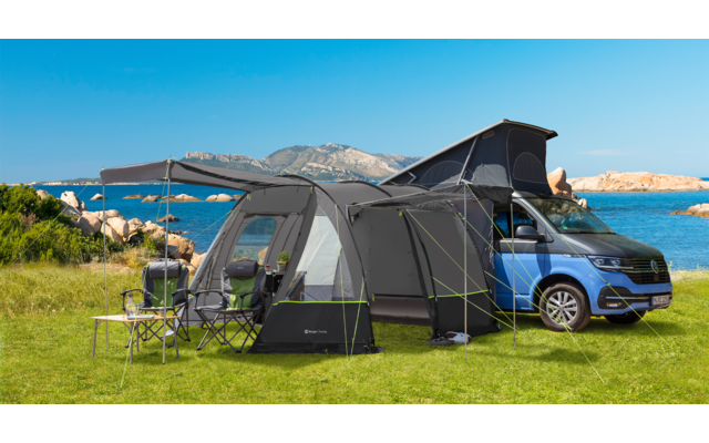 Auvent De Bus / Tente Camping VEVOR étanche Avec Fenêtres - Pour Largeur Toit 1950-2043mm