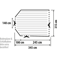 Berger Touring vrijstaande bustent