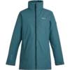 Veste femme bleu foncé avec fermeture éclair complète et col montant