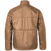 Braune Winterjacke von hinten sichtbar