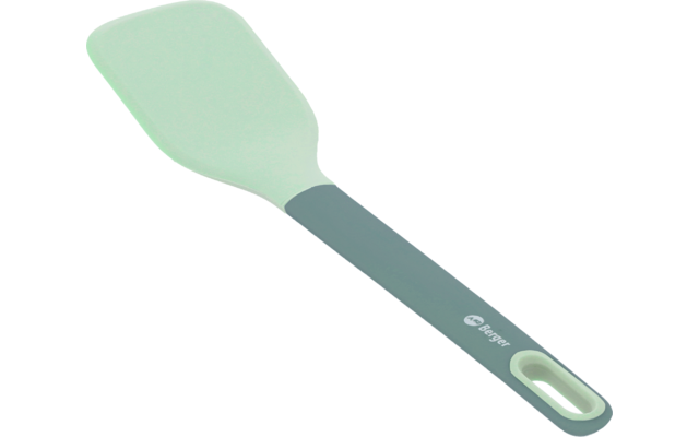 Grüne Küchenwaffel mit grauem Griff