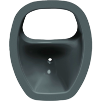 Trelino Trenneinsatz oval grau 