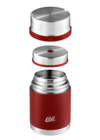 Esbit Sculptor Food-Thermobeh&auml;lter inkl. Sch&uuml;ssel aus Edelstahl 750 ml Burgundy