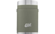 Grüner Esbit Thermobecher mit silbernem Deckel