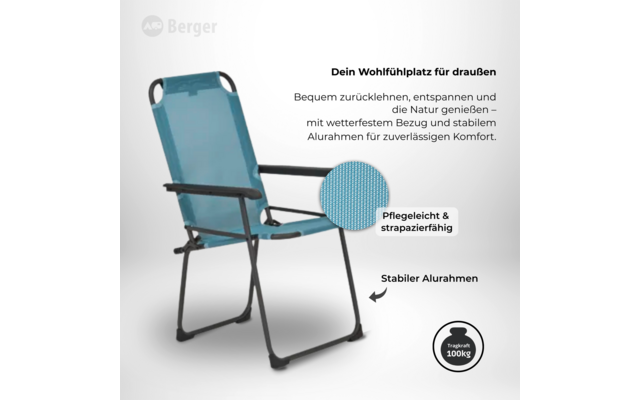 Immagine del prodotto Sedia pieghevole Berger Iseo Classic 1