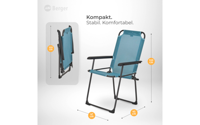 Immagine del prodotto Sedia pieghevole Berger Iseo Classic 1