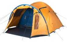 Tambu Setu 5 Kuppelzelt für 5 Personen aus recyceltem Polyester mit Stehhöhe 3.000 mm Wassersäule