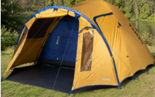 519719 - Tambu Setu 5 Kuppelzelt für 5 Personen aus recyceltem Polyester mit Stehhöhe 3.000 mm Wassersäule