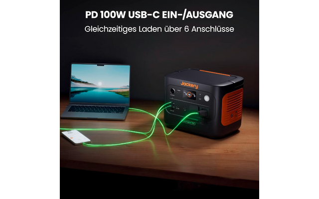 Produktbild Jackery Explorer 1000 v2 Tragbare Powerstation 1070 Wh / 1500 W 1