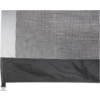 Gros plan d'une toile grise avec une bordure noire