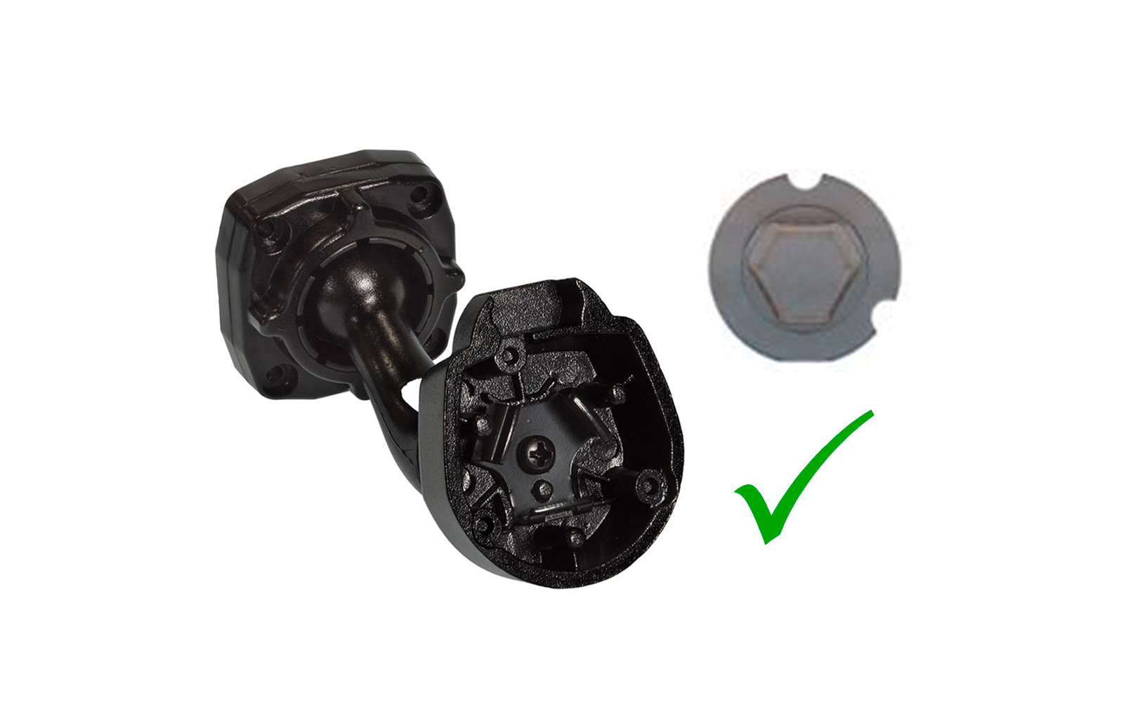 Produktbild Alpine KTE-DME-BSTEL Halterung f&uuml;r digitalen R&uuml;ckspiegel DME-R1200 f&uuml;r Fiat Ducato / Peugeot Boxer / Citroen Jumper / Ford Transit / Opel Movano 1