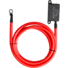 Rotes Elektrokabel mit schwarzem Verbinder