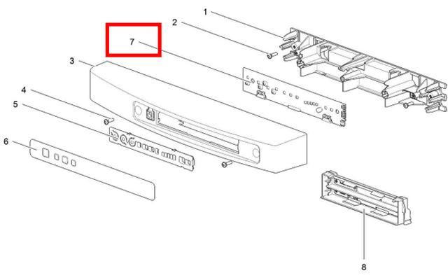 Product afbeelding Thetford SR LCD DM Platine f&uuml;r N3000 V2 K&uuml;hlschrank Ersatzteilnummer 692233 1
