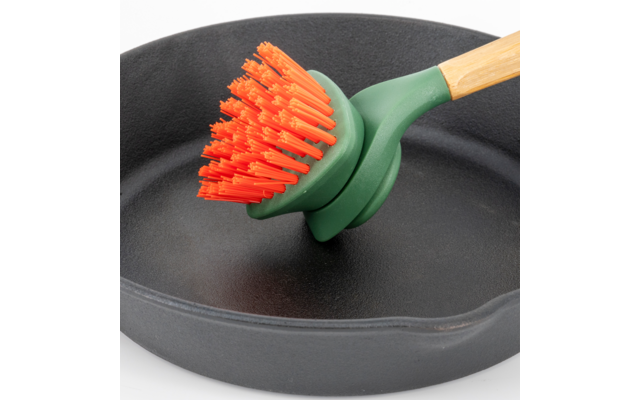 Image du produit Petromax Guss-B&uuml;rsten-Set Reinigungsb&uuml;rste f&uuml;r Guss mit 2 B&uuml;rstenk&ouml;pfen 1