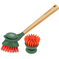 Petromax Guss-B&uuml;rsten-Set Reinigungsb&uuml;rste f&uuml;r Guss mit 2 B&uuml;rstenk&ouml;pfen