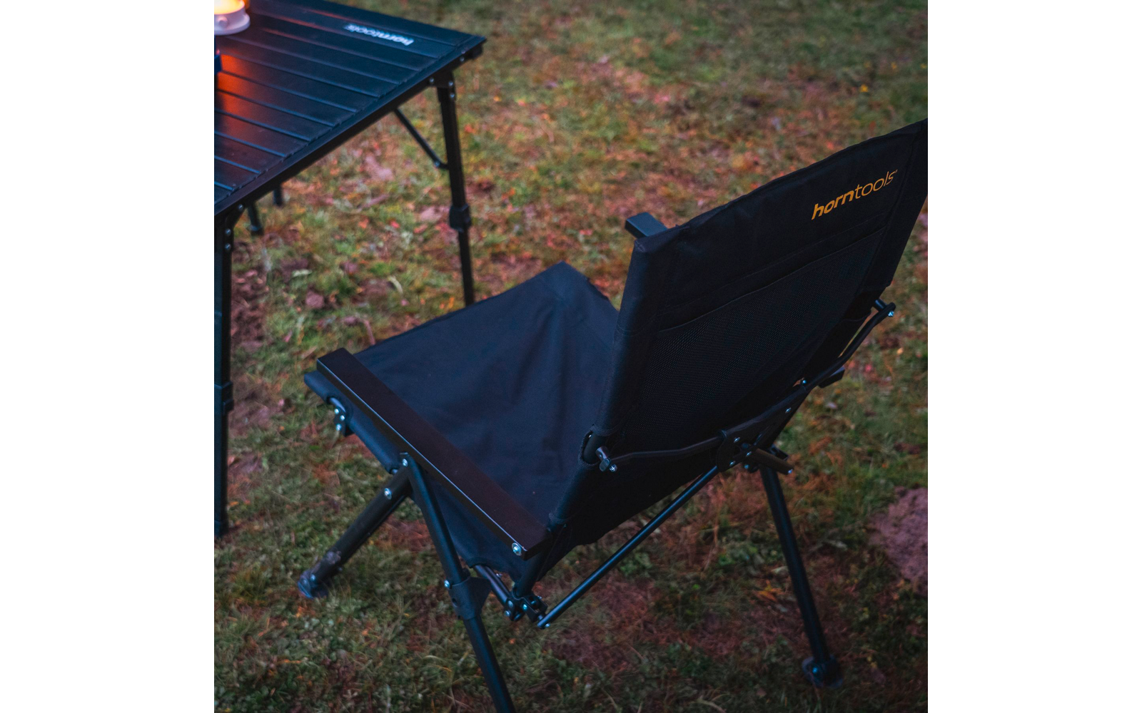 Produktbild Horntools Campingstuhl Recliner faltbar verstellbare R&uuml;ckenlehne bis 150 kg 1