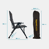 Small product image Horntools camping chair Recliner foldable adjustable backrest up to 150 kg 1