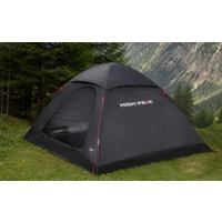High Peak Monodome XL freestanding single roof dome tent 4 people black