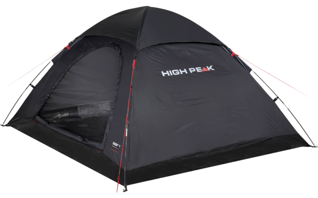 High Peak Monodome XL Tenda a cupola autoportante a tetto singolo 4 persone nero
