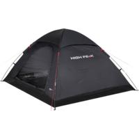 High Peak Monodome XL freestanding single roof dome tent 4 people black