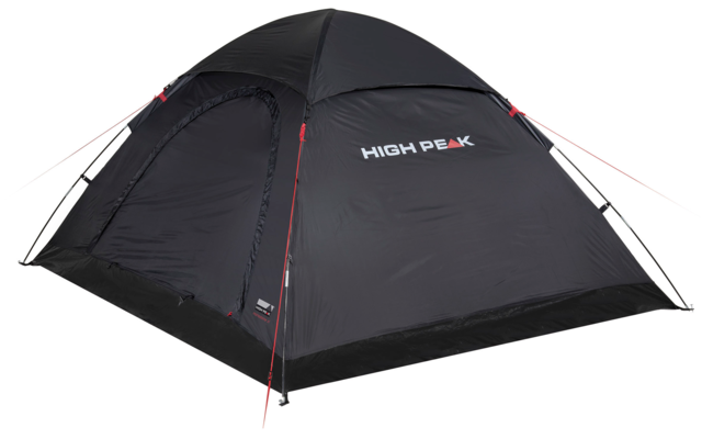 High Peak Monodome XL freestanding single roof dome tent 4 people black