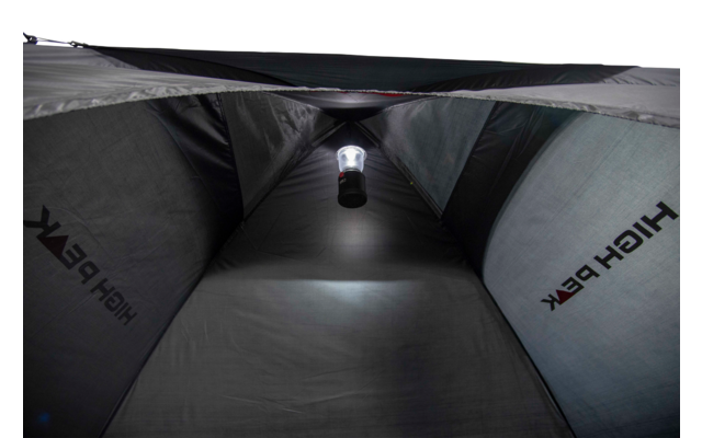 High Peak Monodome XL freistehendes Einfachdach Kuppelzelt 4 Personen schwarz