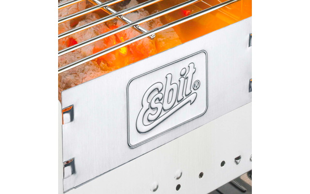 Esbit folding stainless steel grill