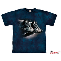 Harlequin Two Wolves Herren T-Shirt 