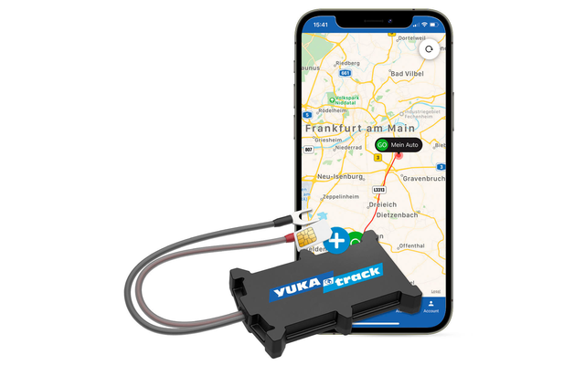 YUKAtrack easyWire GPS Ortung Europaweit inkl. SIM-Karte Datenflat