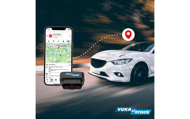 YUKAtrack easyWire GPS Ortung Europaweit mit SIM-Karte Datenflat