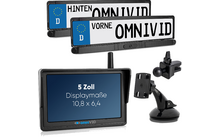 525844 - Système vidéo de recul solaire sans fil omniVID Solar6 DUO avec 2 caméras et un écran de 5 pouces