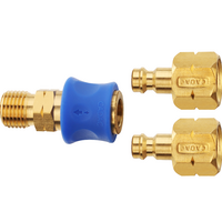 Cadac Quick Release Pi&egrave;ce d'accouplement avec double raccord pour tuyau de barbecue &agrave; gaz D4 Raccord France droit