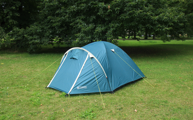 Tambu Acamp 4 persoons koepeltent turquoise/crème