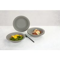 Berger Kynne Suppenteller Set 4-tlg. grau 