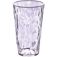 Koziol Club Light S Glas aus Kunststoff stapelbar / bruchsicher 400 ml transparent lavender