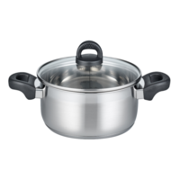 Marmite &agrave; r&ocirc;tir en acier inoxydable 16 cm Turmalin Elo Basic