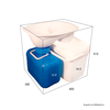 Trelino DIY Set XL for large volume composting toilets oval white
