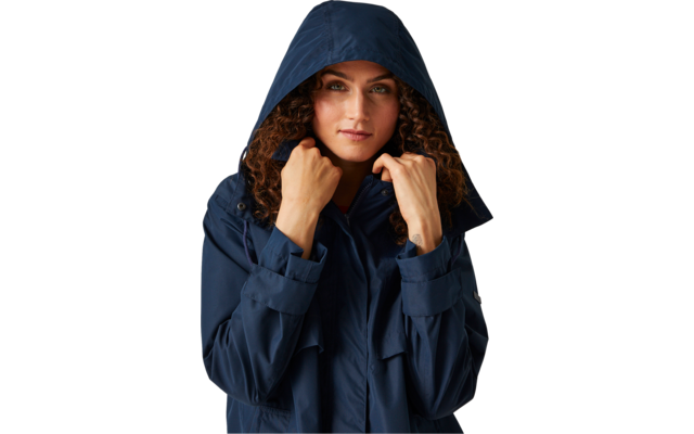 Veste Coupe-vent Femme Pioneer Camp - Imperméable Légère Avec Capuche - Pour Running, Golf, Plein Air