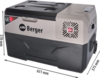 Berger B30-T Kompressor Kühlbox mit Rollen 12/24/230V 29 Liter