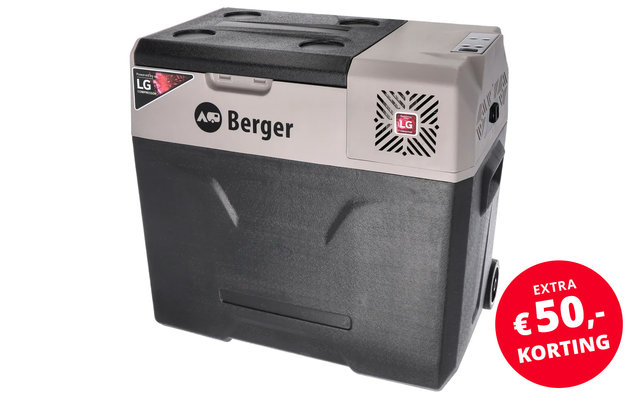 Een grijze industriële machine met bedieningspaneel en kijkvenster