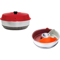Omnia Campingbackofen Set (inkl. Silikonbackformen 6-teilig)