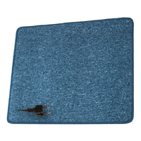 Tapis chauffant 230 V 70 x 60 cm brun foncé Palais Pro Car