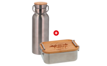 Camplife stainless steel can 800 ml & vacuum flask 500 ml set