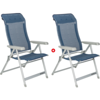 Berger Luxus Klappsessel Set 2 Stück Blau