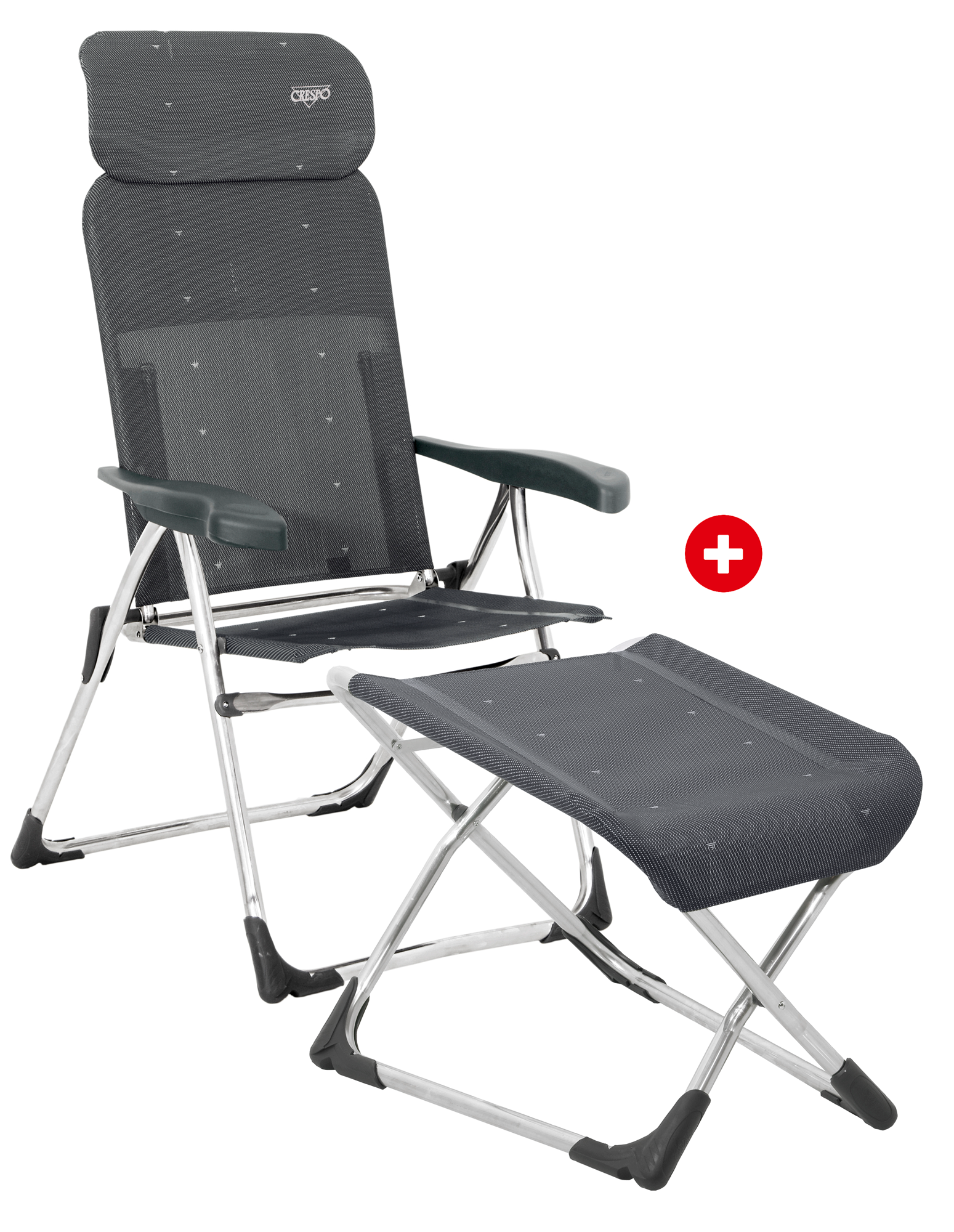 Crespo Stuhl- und Beinauflage Set AL/213 + AL/231 - Fritz Berger  Campingbedarf