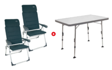 Crespo tafel- en stoelenset AL-247 en 2x AA-213