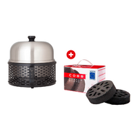 Barbecue compact Kohle Grill Pro Black + 6 briquettes de gril gratuites Cobb