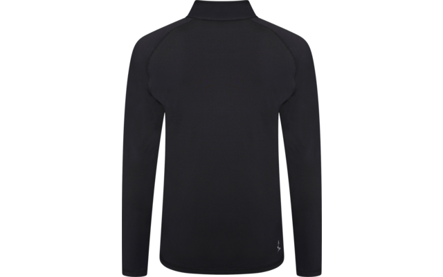 Zwart shirt met lange mouwen van achteren