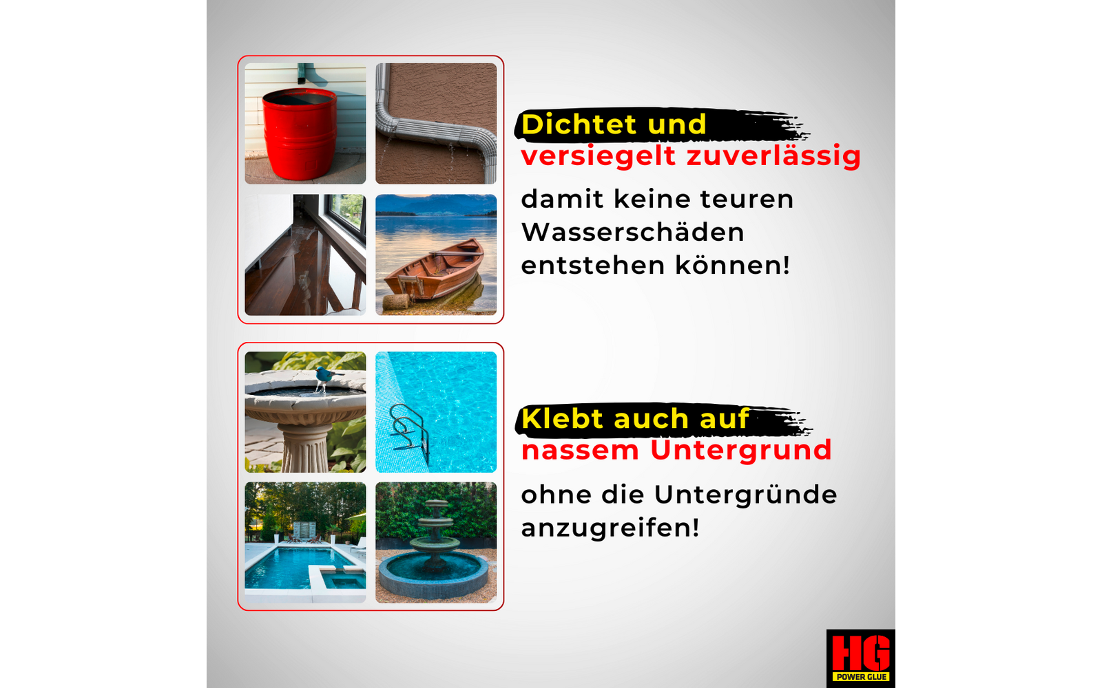 Produktbild HG Power Glue V13 Hochleistungs-Montagekleber und Dichtstoff 440 g 1